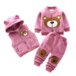 Baby Winter Bear Outfit Baby Winter Bear Outfit Baby Bubble Store Pink 6M 