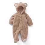 Baby Winter Jumpsuit Baby Winter Jumpsuit Baby Bubble Store Brown 3M 