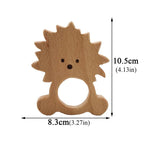 Baby Wooden Teether Cute Animals Baby Wooden Teether Cute Animals Baby Bubble Store Lion 