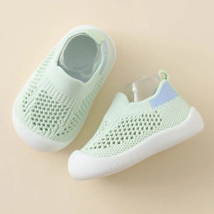 Breathable Kids Infant Casual Shoes 2023 Baby Children Girls Boys Mesh Sneakers Bottom Soft Comfortable Non-Slip Shoes Baby Bubble Store 73Green Inner 11.5cm 