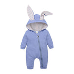 Bunny Baby Romper Bunny Baby Romper Baby Bubble Store Blue 3M 