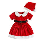 Christmas Girls Clothes Festive Cute Girls Dress Simple Fashion Girls Suit Winter Kids Toddler Costume Cosplay Children Clothing 0 Baby Bubble Store 1 6-12M 