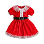 Christmas Girls Clothes Festive Cute Girls Dress Simple Fashion Girls Suit Winter Kids Toddler Costume Cosplay Children Clothing 0 Baby Bubble Store 2 6-12M 