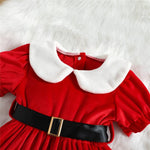 Christmas Girls Clothes Festive Cute Girls Dress Simple Fashion Girls Suit Winter Kids Toddler Costume Cosplay Children Clothing 0 Baby Bubble Store 