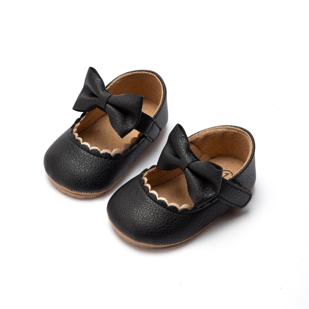 Classic Newborn Baby Girl Shoes Classic Newborn Baby Girl Shoes Baby Bubble Store Black 7-12 Months 