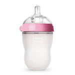 Classy Silicone Baby Bottle Silicone Baby Bottle Baby Bubble Store 1 Pink 250ML 