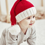 Crochet Christmas Hat For Baby And Mother Family Match Cap Baby Bubble Store children 