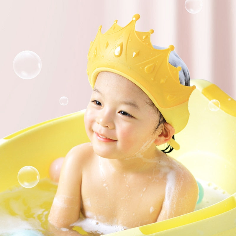 Crown Baby Shower Cap Shampoo Crown Baby Shower Cap Shampoo Baby Bubble Store Yellow Crown 
