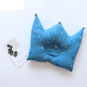 Crown Shape Head Protection Baby Pillow Crown Shape Head Protection Baby Pillow Baby Bubble Store Blue Love 