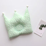 Crown Shape Head Protection Baby Pillow Crown Shape Head Protection Baby Pillow Baby Bubble Store Green Star 
