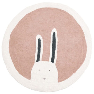 Cute Cartoon Rugs for Bedroom Large Area Round Animal Floor Mat Home Children&#39;s Room Plush Carpet Fluffy Soft Baby Crawling Rug Baby Bubble Store G 160x160CM 
