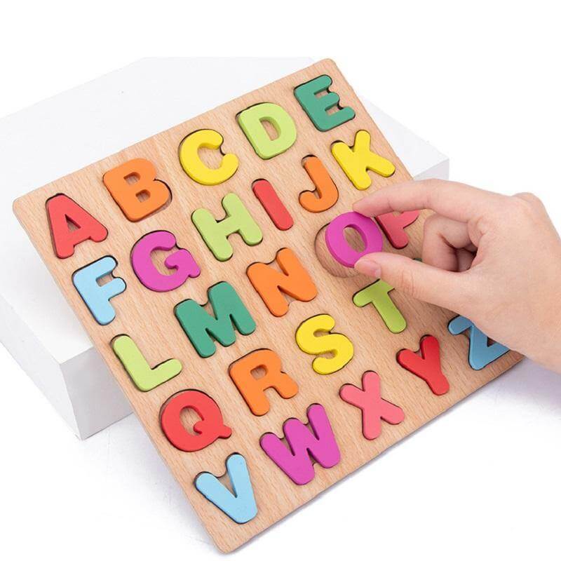 Educational Wooden Puzzle Toy Educational Wooden Puzzle Toy Baby Bubble Store Letter 