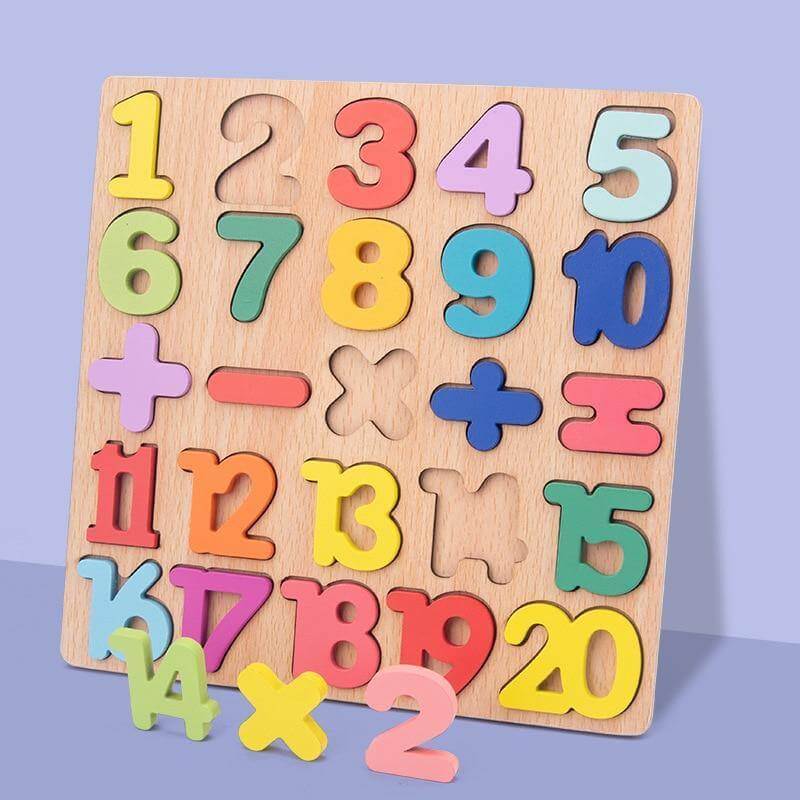 Educational Wooden Puzzle Toy Educational Wooden Puzzle Toy Baby Bubble Store Number 