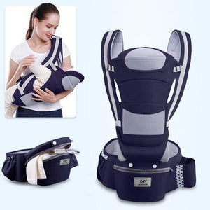 Ergonomic Hip seat Baby Carrier Ergonomic Hip seat Baby Carrier Baby Bubble Store Dark Blue 