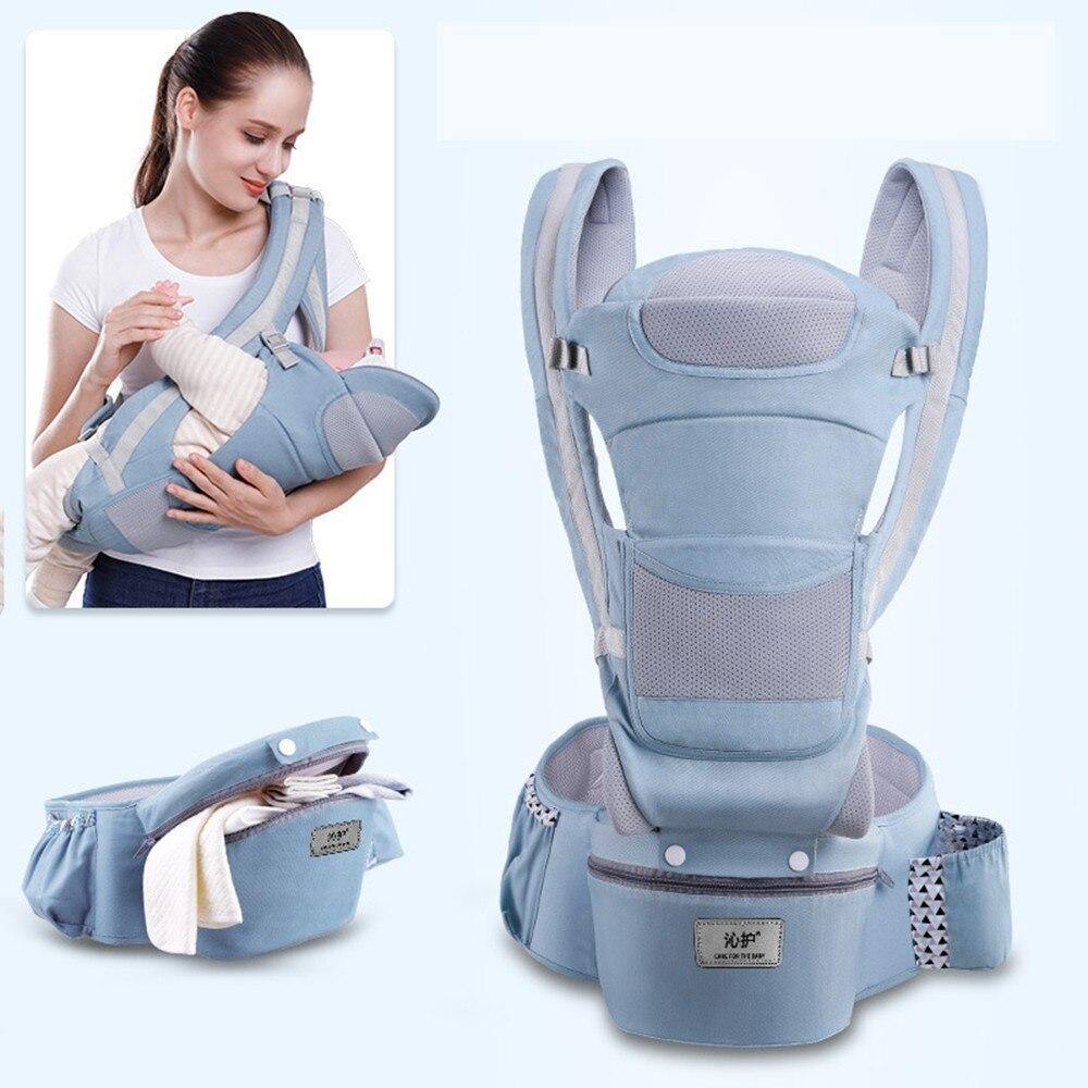 Ergonomic Hip seat Baby Carrier Ergonomic Hip seat Baby Carrier Baby Bubble Store Light Blue 