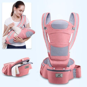 Ergonomic Hip seat Baby Carrier Ergonomic Hip seat Baby Carrier Baby Bubble Store Pink 