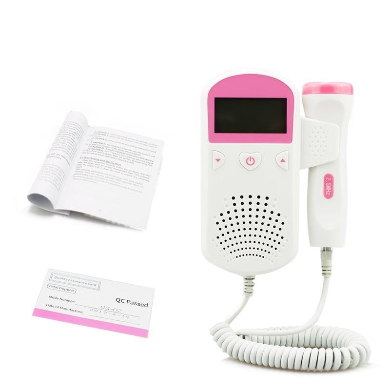 Portable Doppler Fetal Accessories Bag, Home Use Doppler Baby Fetal  Heartbeat Monitor Pregnancy Fetal Doppler Baby Prenatal Heart Rate Detector  Lcd D