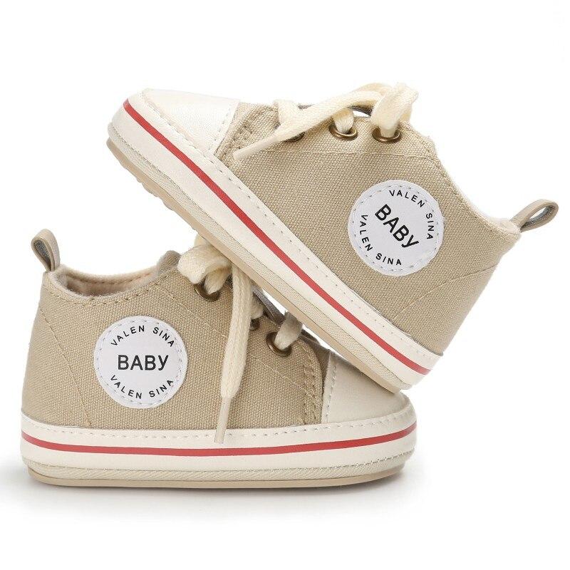 First Walker Canvas Baby Shoes First Walkers Toddler Canvas Sneaker Shoes Baby Bubble Store Khaki 1 