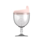 Goblet Shape Baby Cup Goblet Shape Baby Cup Baby Bubble Store Pink 