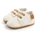 Infant Multicolor Retro Leather Shoes Infant Multicolor Retro Leather Shoes Baby Bubble Store White 0-6 Months 