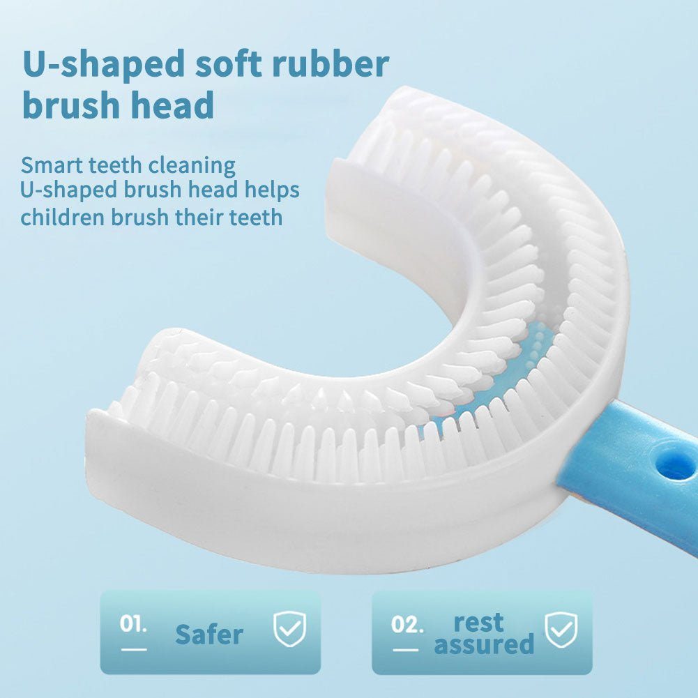 Kids Toothbrush U-Shape Infant Toothbrush Kids Toothbrush U-Shape Infant Toothbrush Baby Bubble Store 