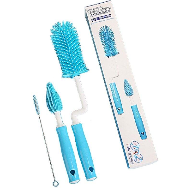 Milk Bottle Cleaning Brushes Milk Bottle Cleaning Brushes Baby Bubble Store Blue 