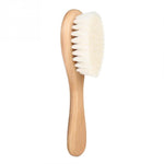 Natural Wool Baby Wooden Brush Natural Wool Baby Wooden Brush Baby Bubble Store 
