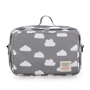 New Style Waterproof Diaper Bag Large Capacity Mommy Travel Bag Multifunctional Maternity Mother Baby Stroller Bags Organizer Baby Bubble Store White cloud China 