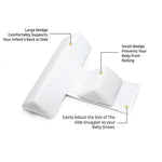 Official Safer Side Sleeper™ Anti Roll Baby Pillow Original Safer Sleeper Anti Roll Baby Pillow Baby Bubble Store 