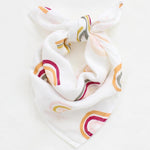 Organic Baby Towel Scarf Organic Baby Towel Scarf Baby Bubble Store Rainbow 