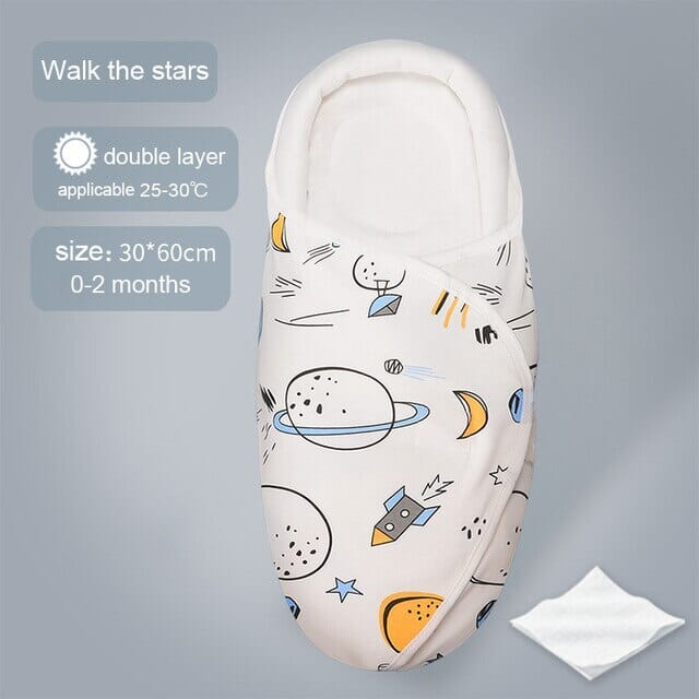 Orzbow Newborn Sleeping Bag For Baby envelopes for discharge from maternity hospital Blanket Baby Stroller Portable Sleepsack 0 Baby Bubble Store A27573-Starry Sky China 