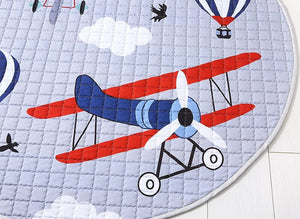 Planes & Hot Air Balloons Playmat Planes & Hot Air Balloons Playmat Baby Bubble Store 