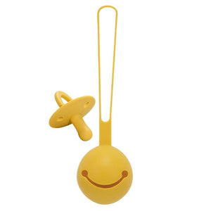 Silicone Pacifier Holder Silicone Pacifier Holder Baby Bubble Store Yellow 