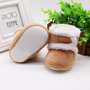 Soft Sole Fur Snow Booties Soft Sole Fur Snow Booties Baby Bubble Store 