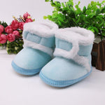 Soft Sole Fur Snow Booties Soft Sole Fur Snow Booties Baby Bubble Store Blue A 0-6 Months 