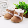Soft Sole Fur Snow Booties Soft Sole Fur Snow Booties Baby Bubble Store Coffee A 0-6 Months 