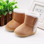 Soft Sole Fur Snow Booties Soft Sole Fur Snow Booties Baby Bubble Store Coffee B 0-6 Months 
