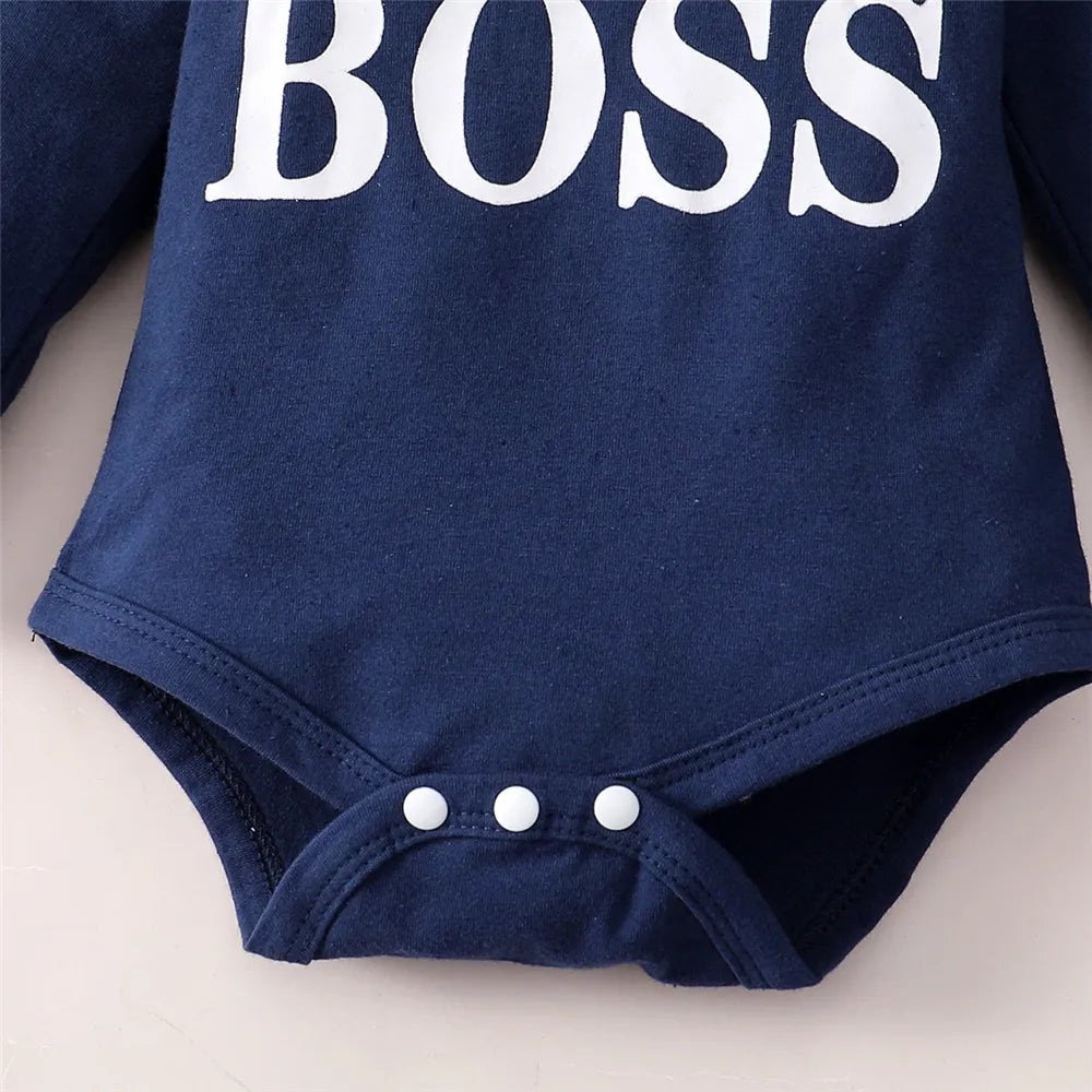 Spring 0-24 Months Newborn Baby Boy 2PCS Clothes Set Long Sleeve Hoodie Jumpsuit Pants Toddler Boy Outfit Baby Costume Baby Bubble Store 
