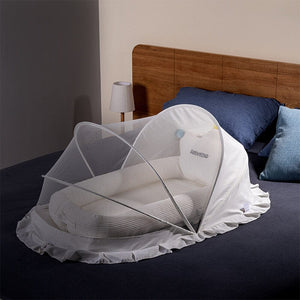 Sunveno Baby Mosquito Net Cover Foldable Mosquito Net For Baby Crib Newborn Room Bedding Set - High Quality,0-6 years 0 Baby Bubble Store 