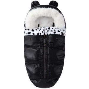 Thicken Baby Sleeping Bag 0~12month Baby Footmuff for Stroller Sleepsack -30℃Winter Baby Universal Footmuff Envelope for Newborn 0 Baby Bubble Store Leather type 4 