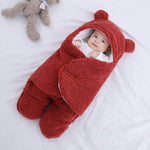 Ultra-Soft Baby Sleeping Bag Ultra-Soft Baby Sleeping Bag Baby Bubble Store Red 3M 