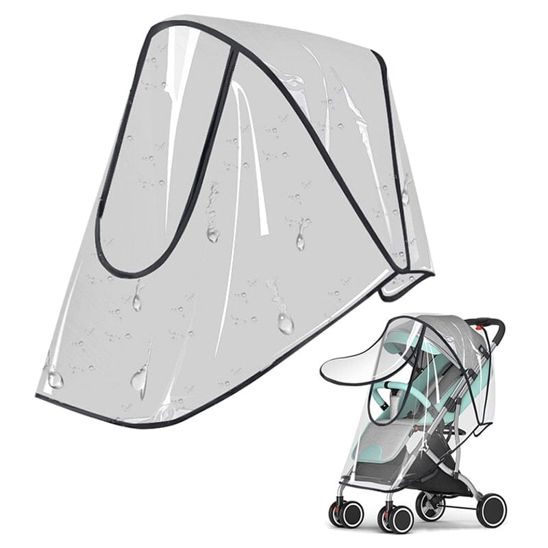 Universal Stroller Rain Cover Baby Car Weather Wind Sun Shield Transparent Breathable Trolley Umbrella Raincoat Accessories 0 Baby Bubble Store 