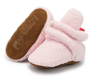Winter Fluffy Baby Boots Winter Fluffy Baby Boots Baby Bubble Store Pink 7-12month (12CM) 